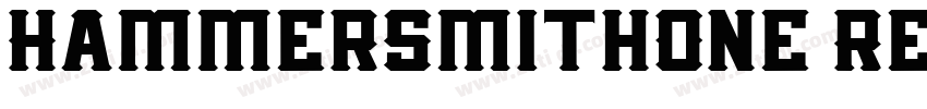 HammersmithOne Regul字体转换